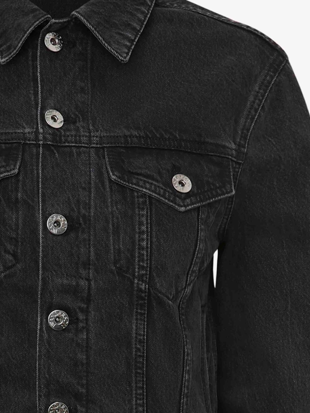 CHAIN LINK DENIM TRUCKER JACKET - 5
