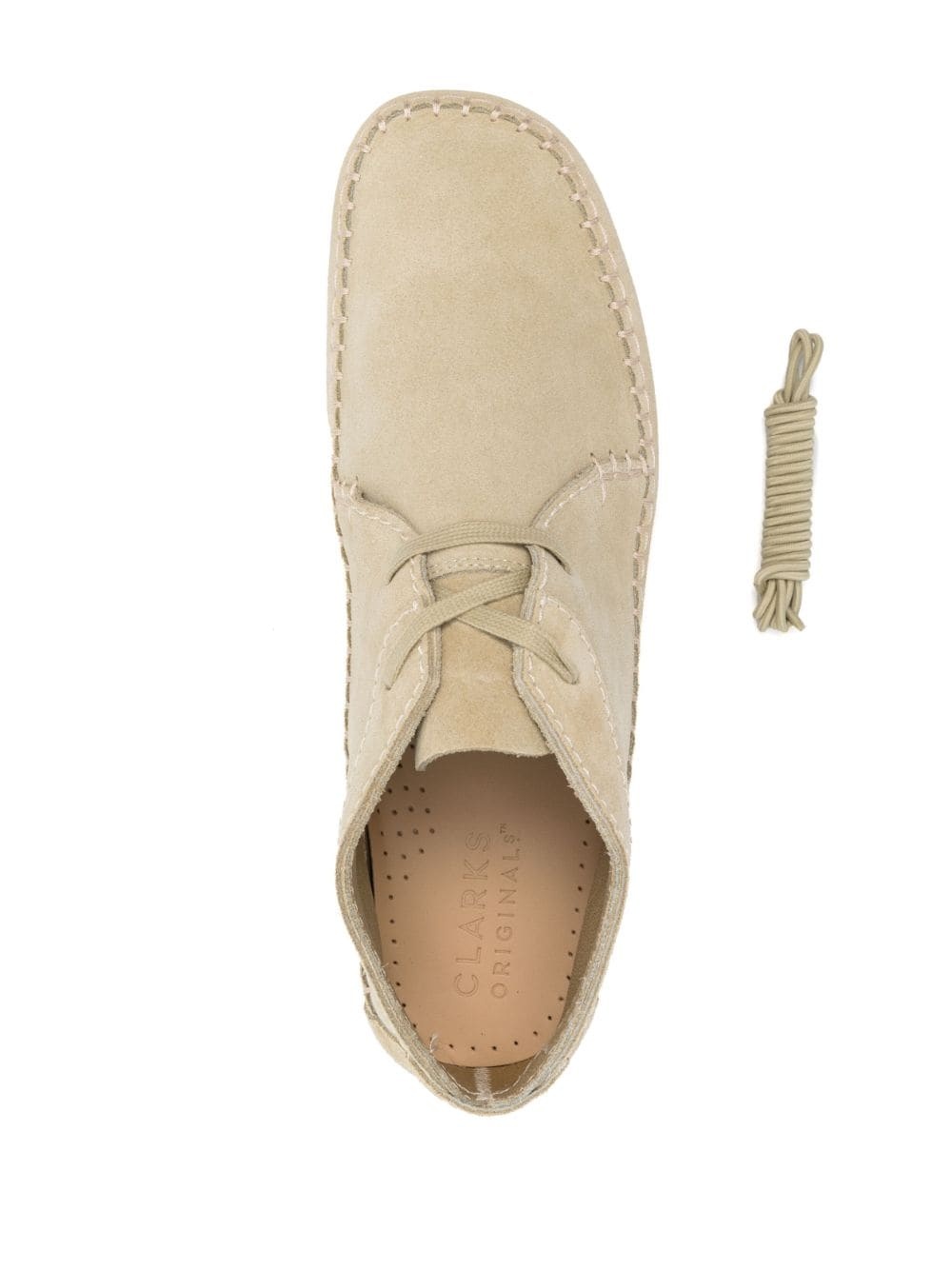 lace-up suede boots - 4