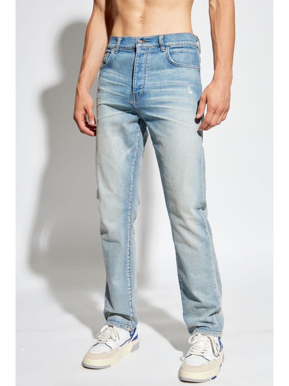 mid-rise slim-cut jeans - 3