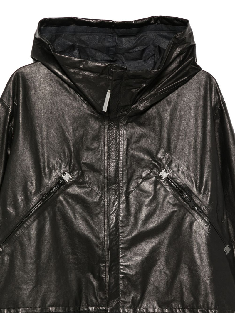 hooded leather jacket 3