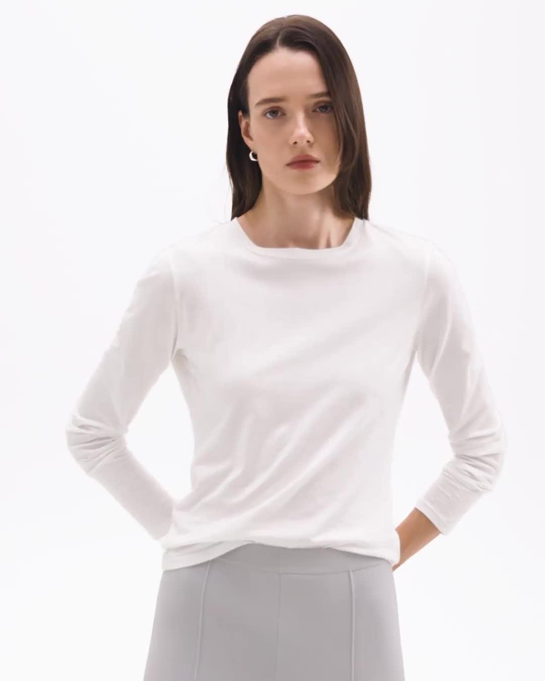 Cropped Flare Pant in Crepe Knit - 7