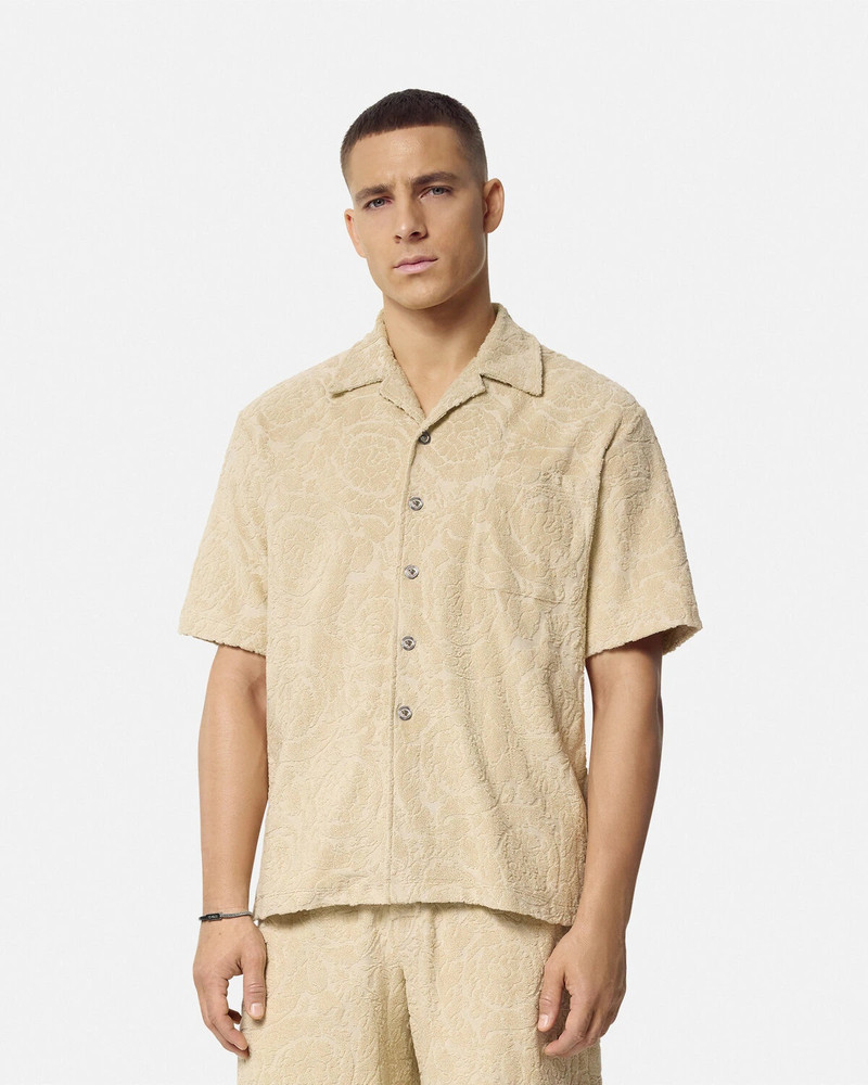 Barocco Jacquard Towel Shirt 4