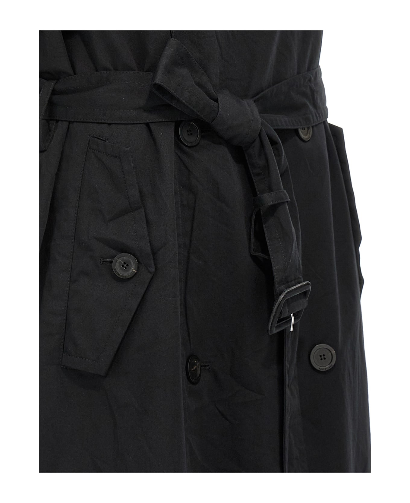 Stole Trench Coat - 4