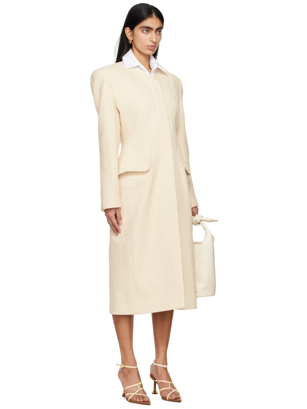 Off-White Les Sculptures 'Le manteau Cubo' Coat - 2