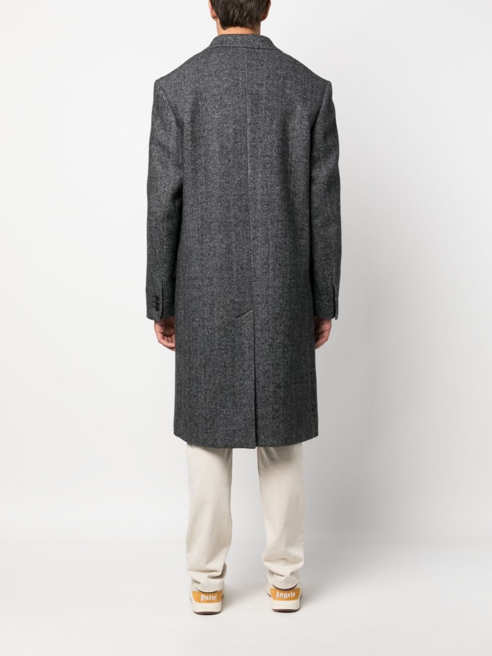 Johel recycled wool-blend coat - 4