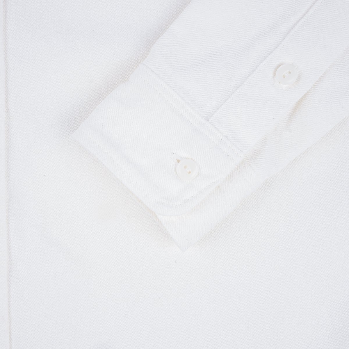 IHSH-391-WHT 13.5oz Denim Work Shirt - White - 11