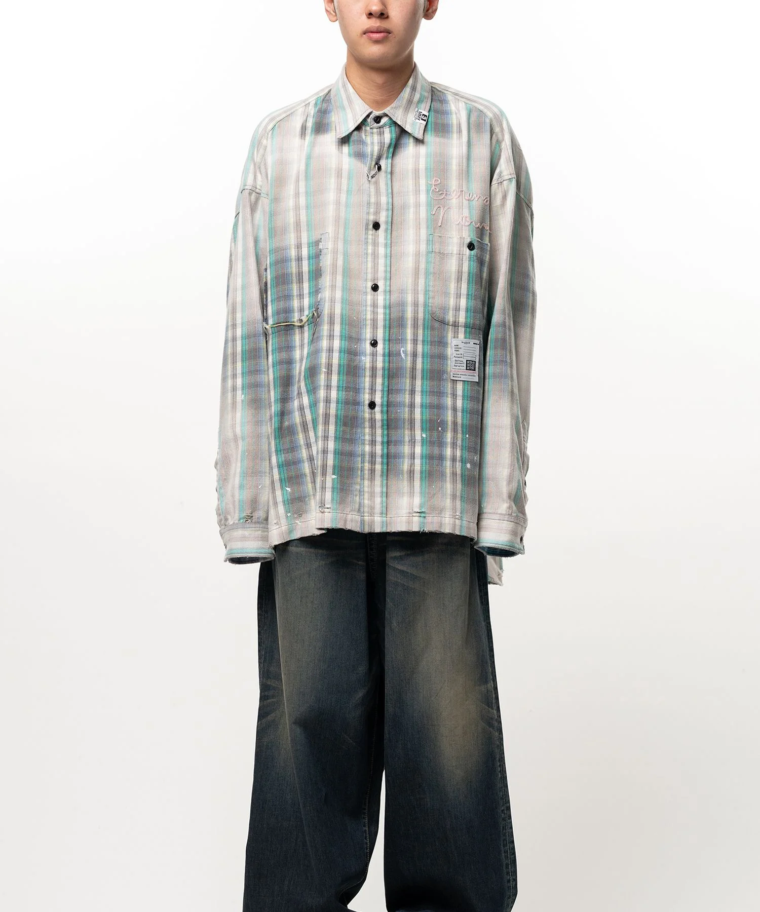 Vintage Like Check Shirt - 1