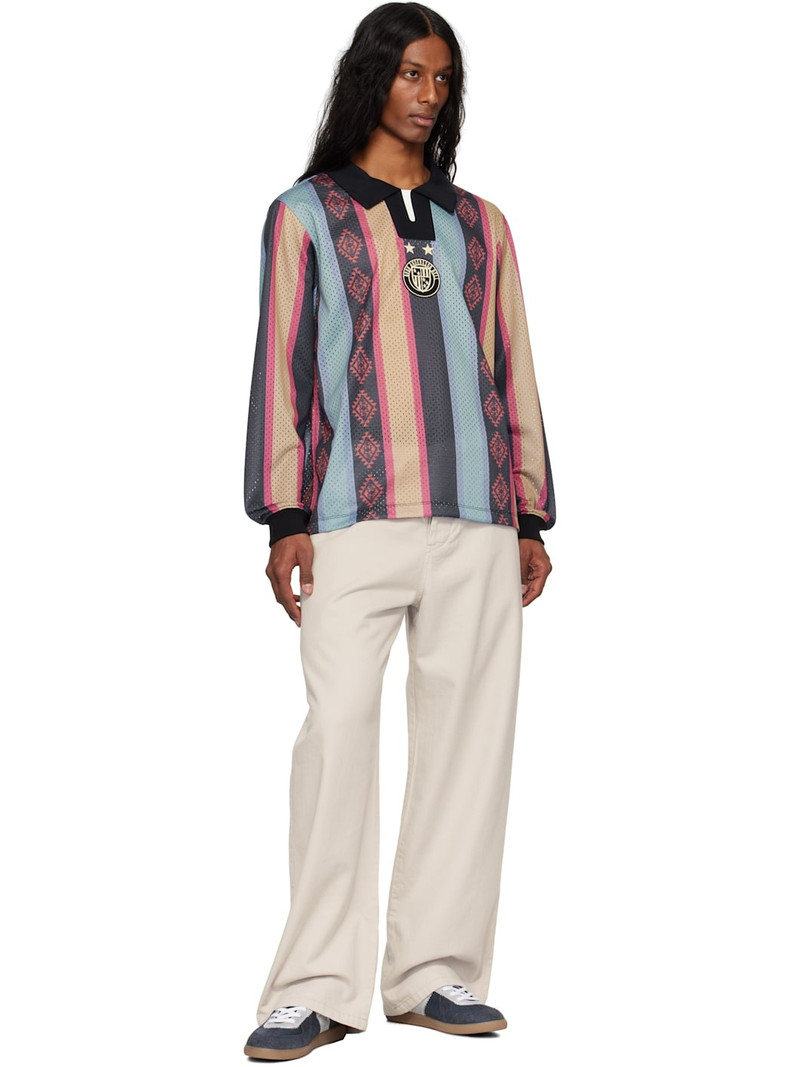 Andersson Bell Multicolor Navajo Stripe L/S Polo outlook