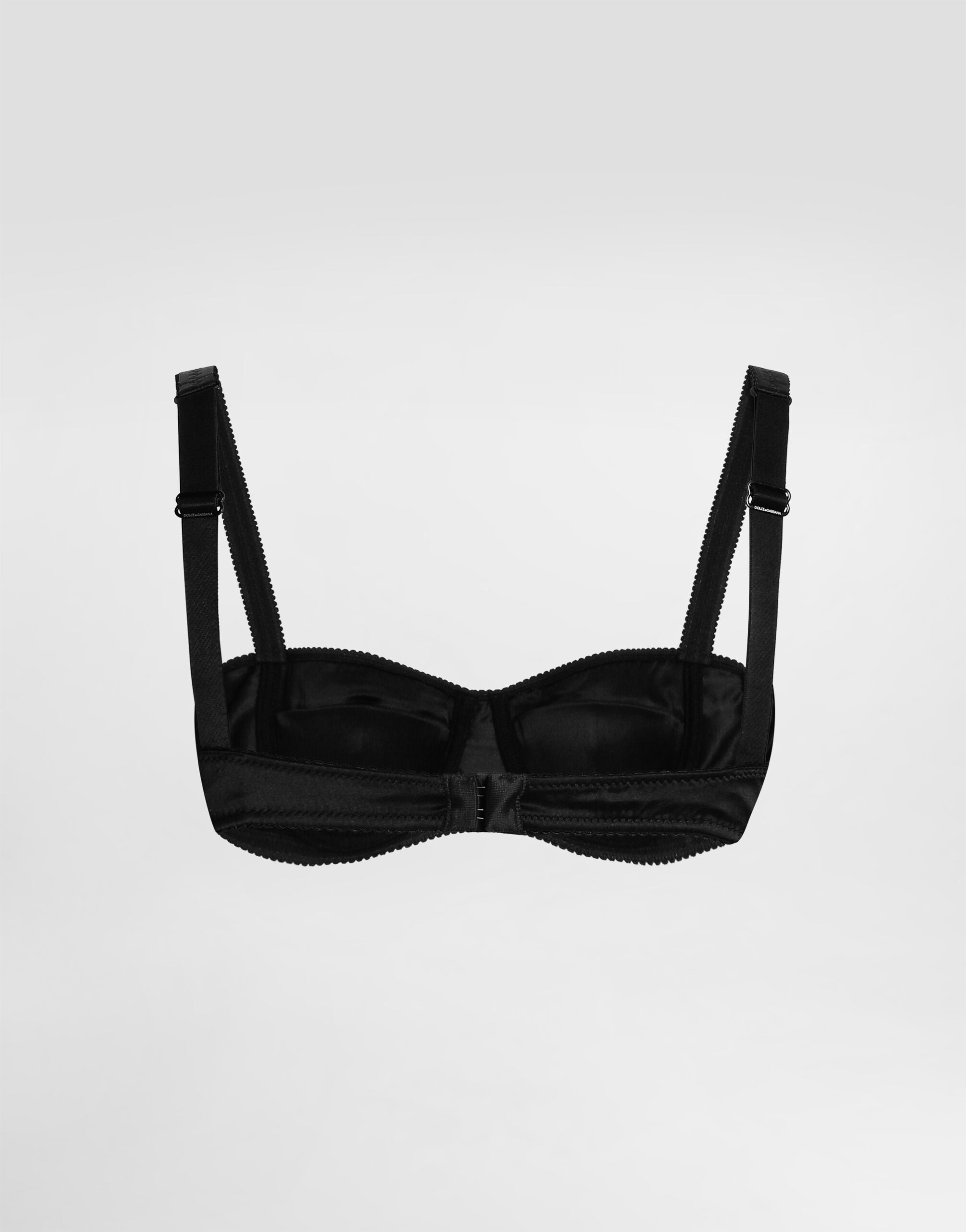 Satin balconette bra - 2