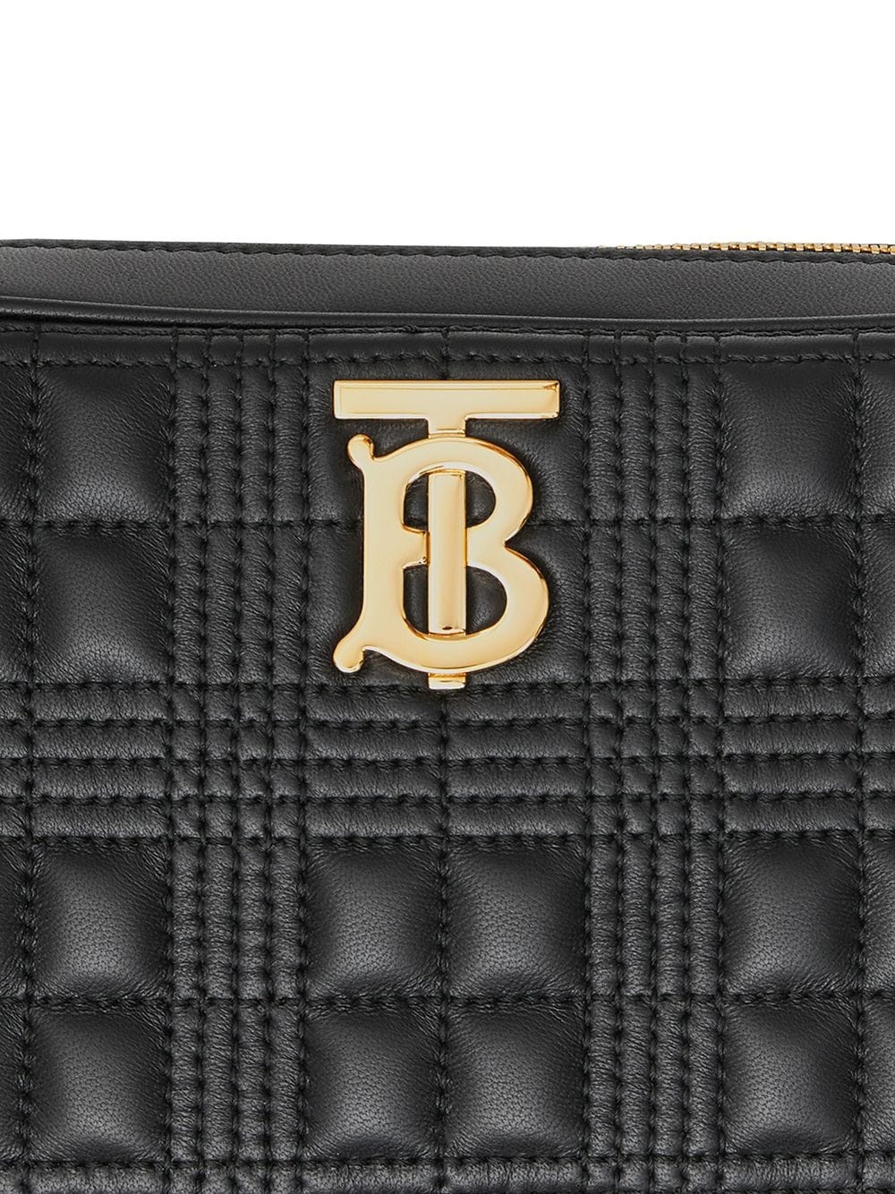 logo plaque quilted camera bag - 4