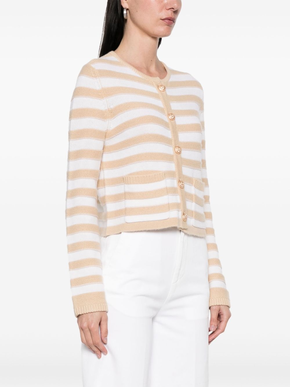 striped cardigan - 3