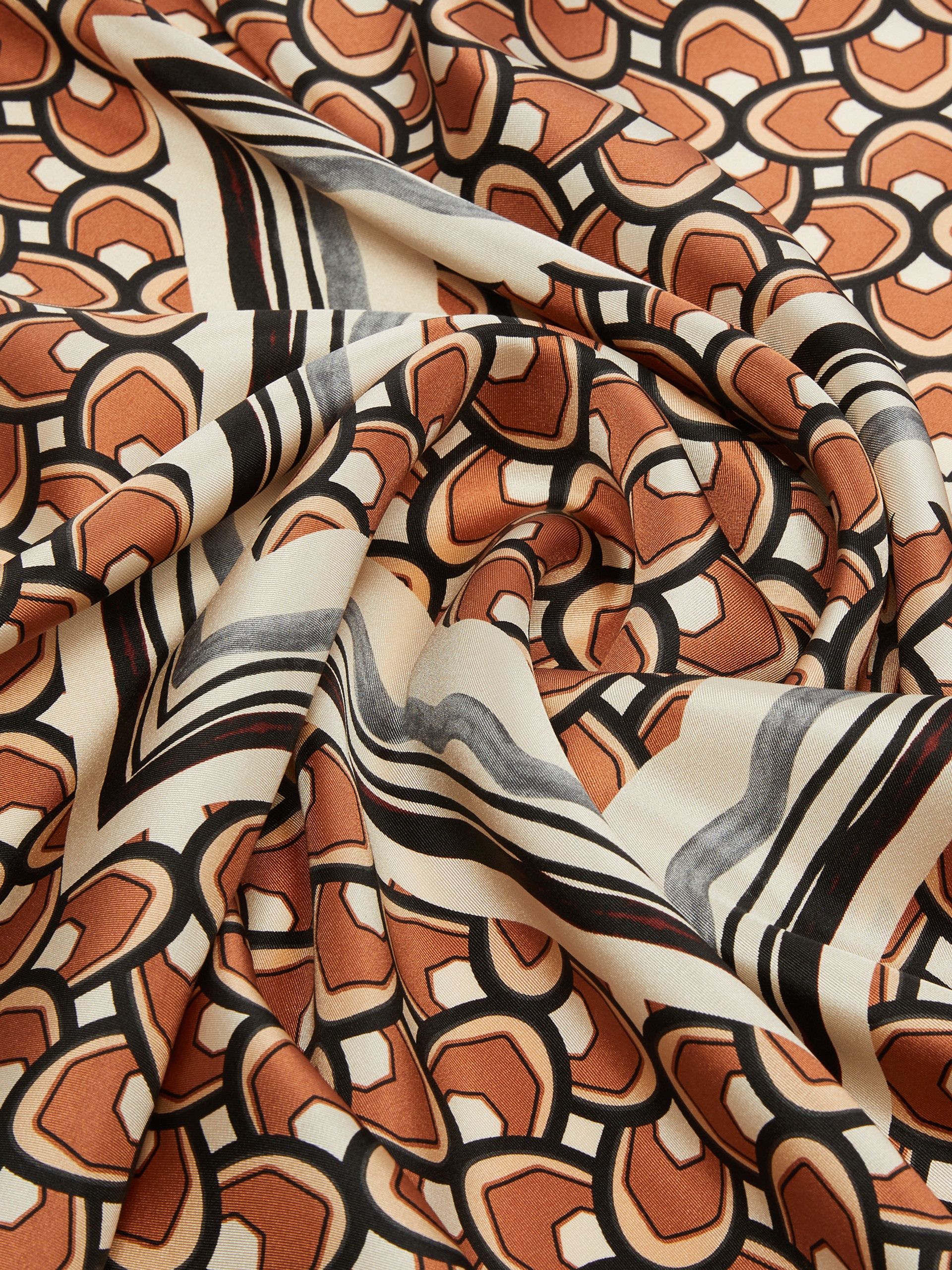 ONESTO Printed silk twill foulard - 3