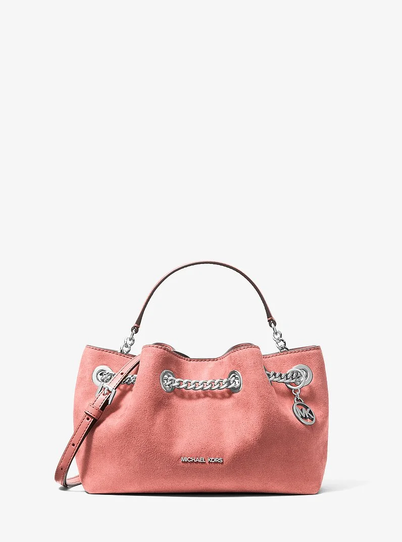Mina Small Polyester Microsuede Crossbody Bag - 1