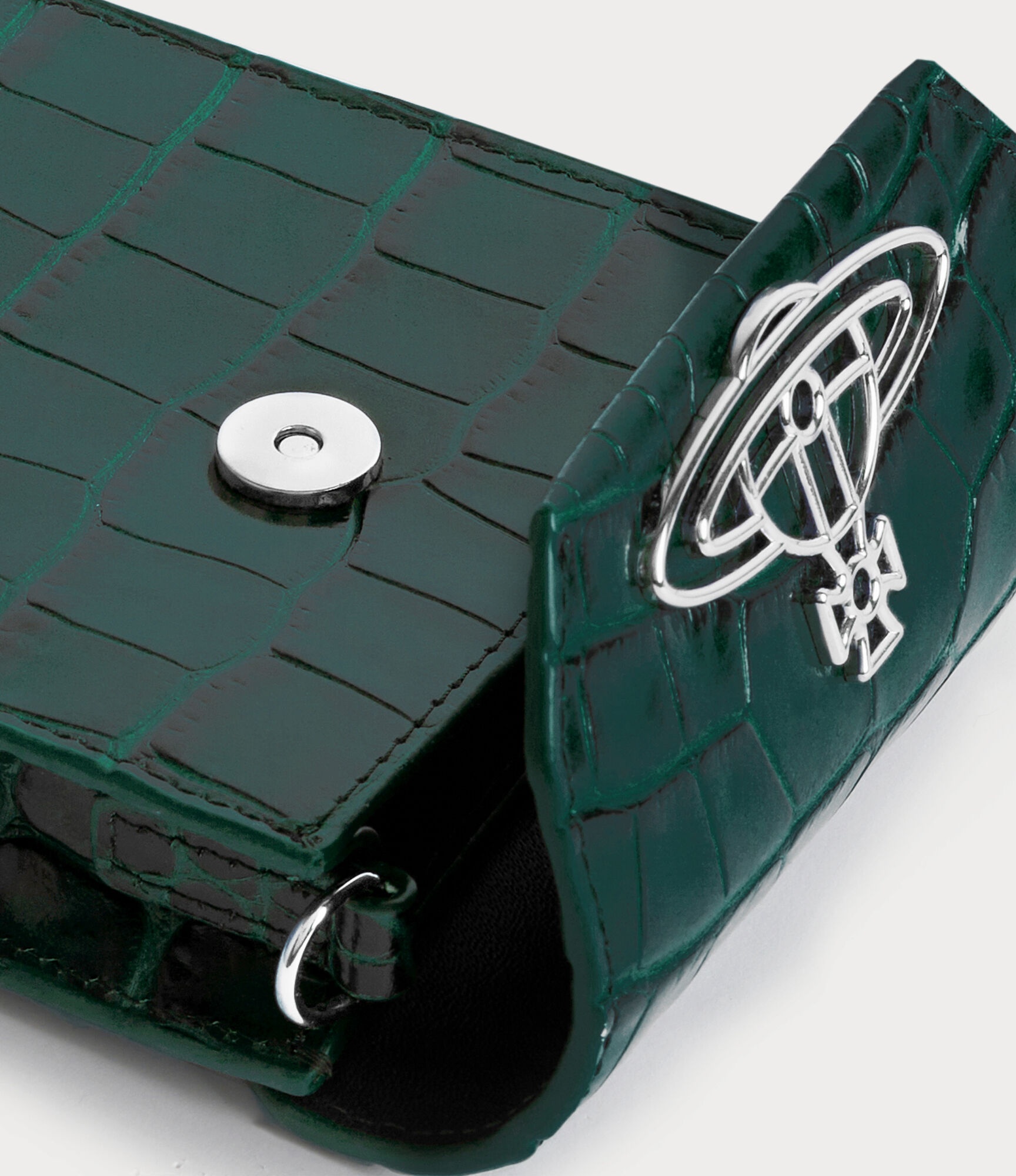CROCODILE THIN LINE ORB PHONE BAG - 3