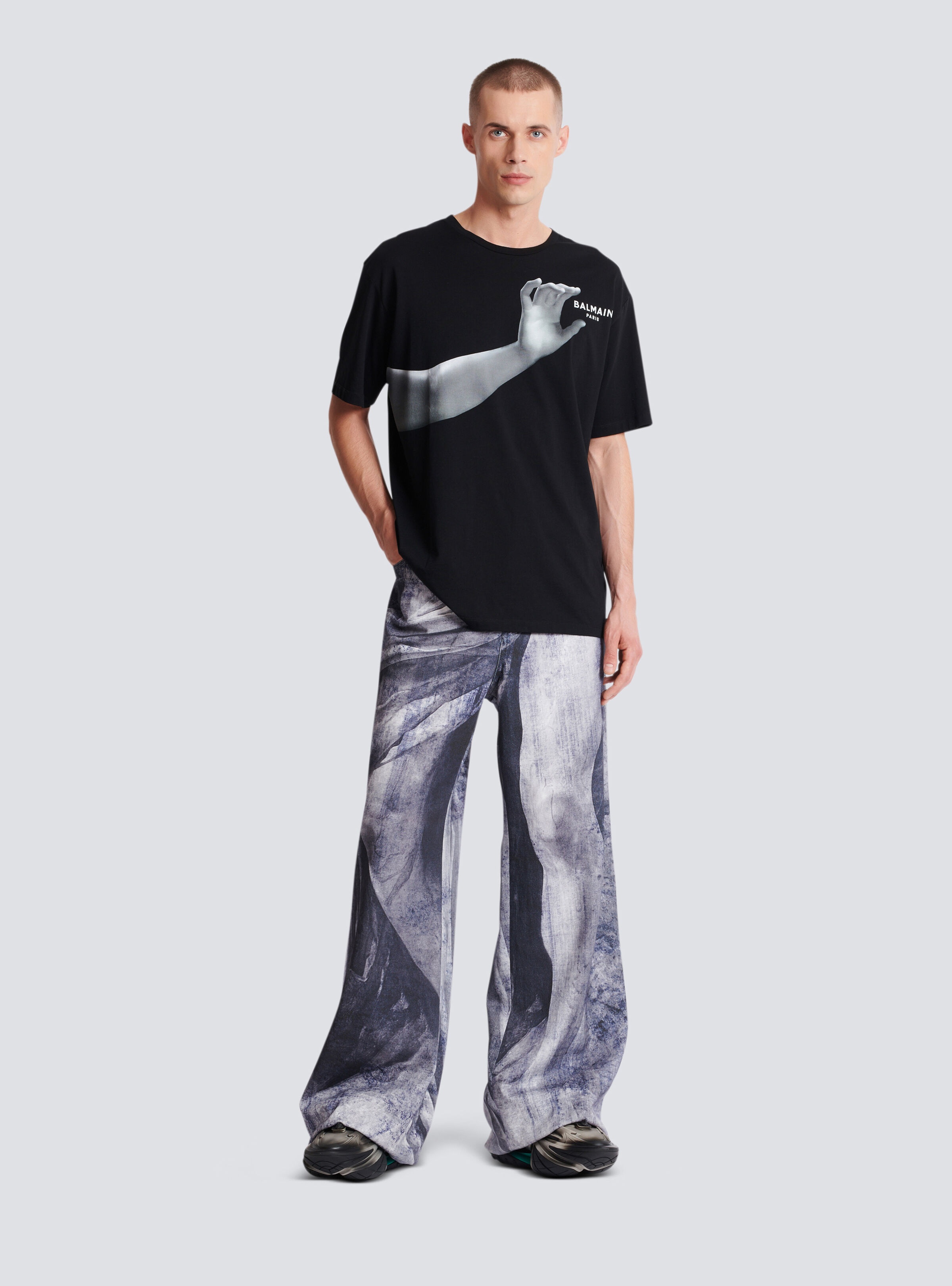 Classic statue print T-shirt - 2