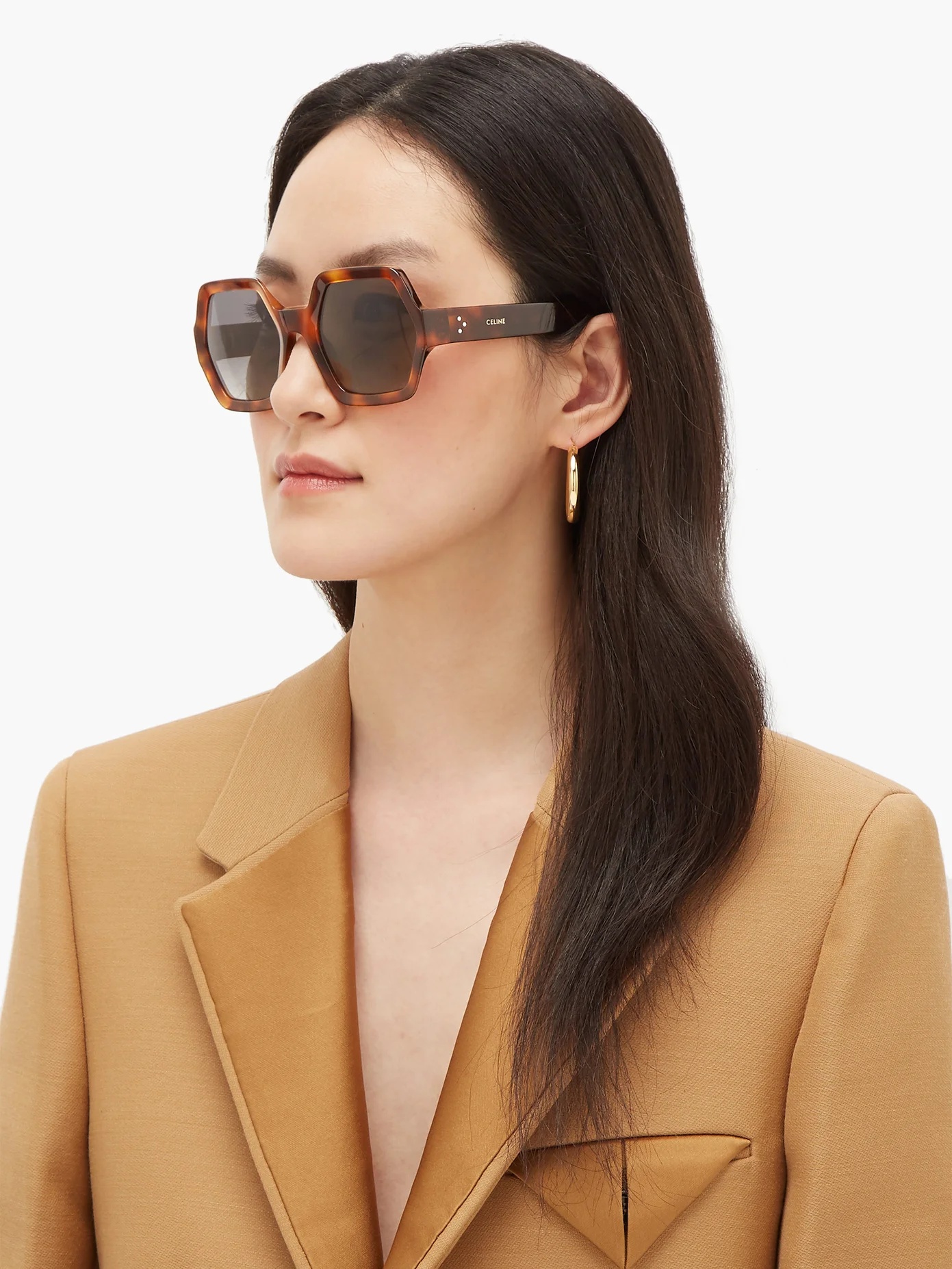 Hexagonal acetate sunglasses - 2