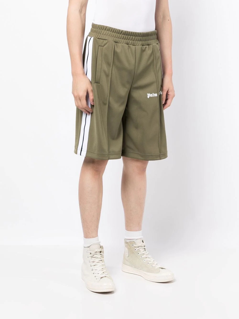 raised seam track shorts - 3