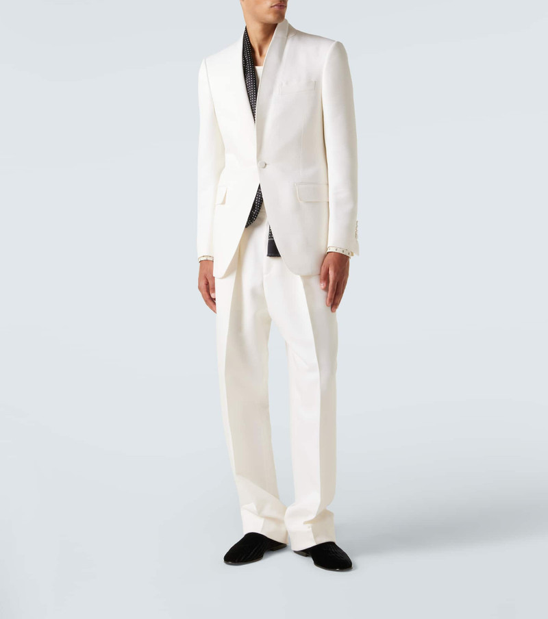 TOM FORD Wool and silk suit jacket outlook