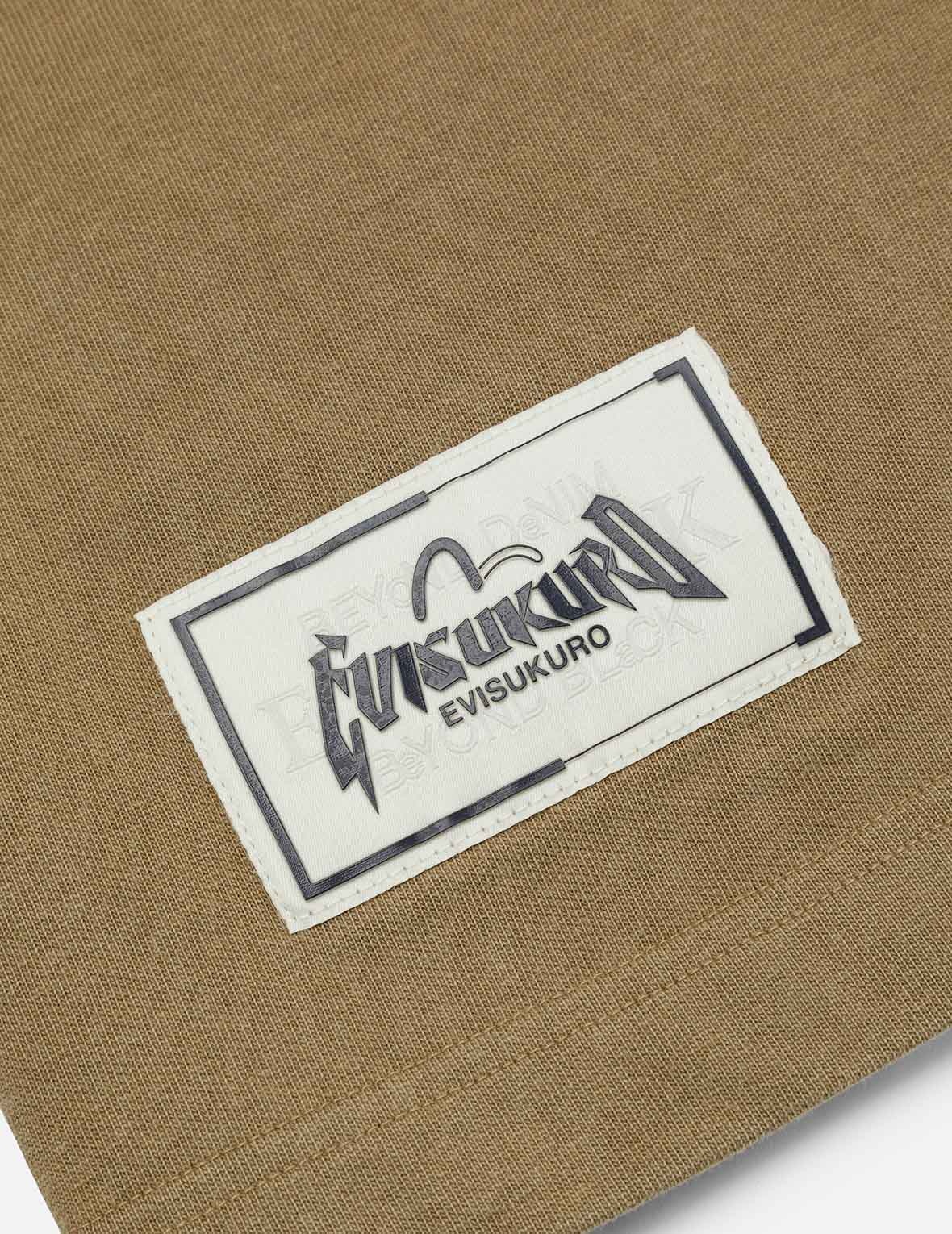 Seagull and Logo Embroidery Oversized Garment Dye T-Shirt - 6