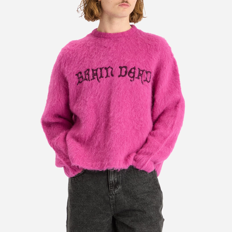 BRAIN DEAD Brain Dead Boxy Knit Jumper outlook