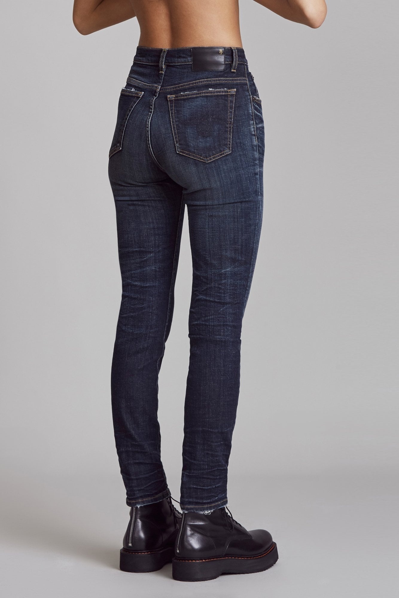 High Rise Skinny - Howell Indigo | R13 Denim - 3