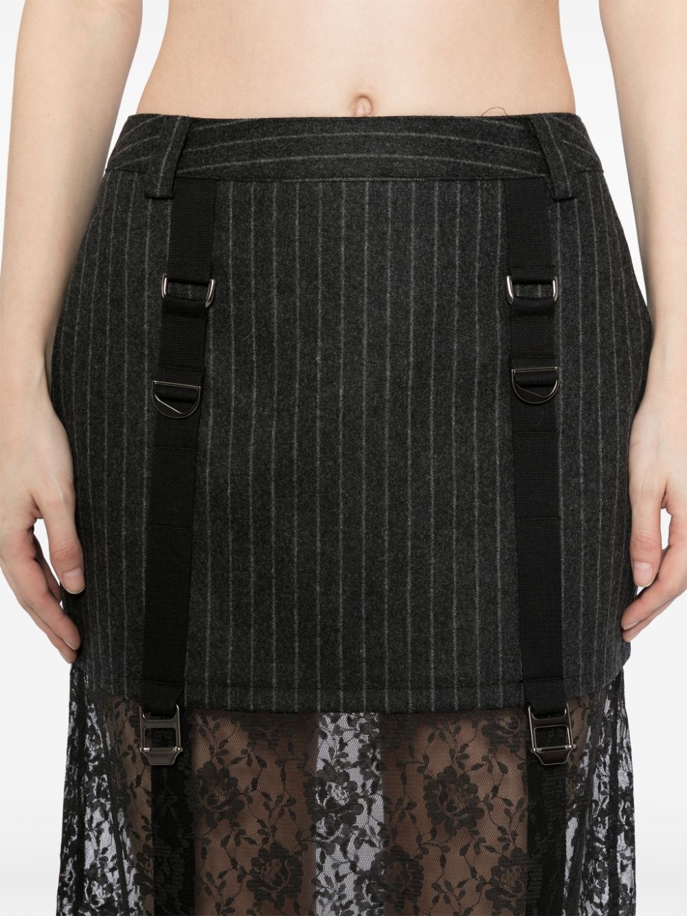 Andersson Bell parachute gear wool skirt | REVERSIBLE