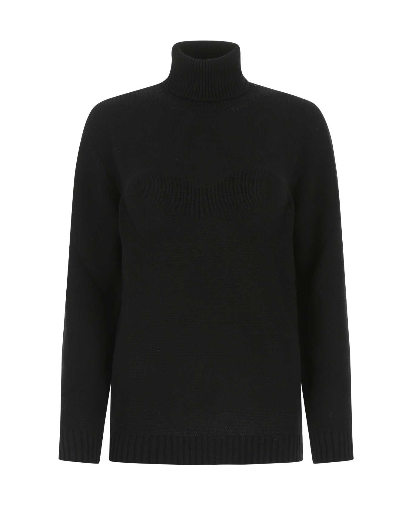Black Cashmere Sweater - 1