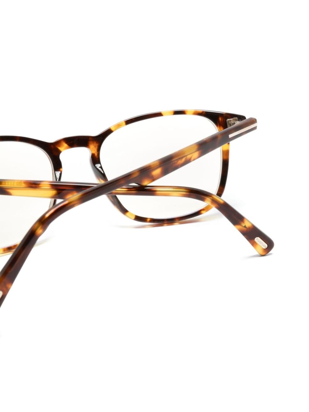 tortoiseshell square-frame glasses - 3