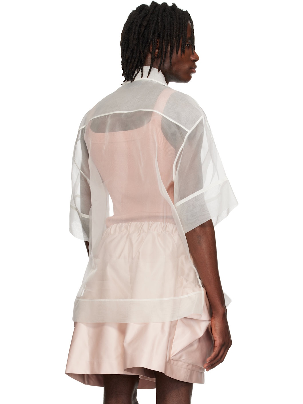 Off-White Carnation Pocket Boxy Shirt - 3