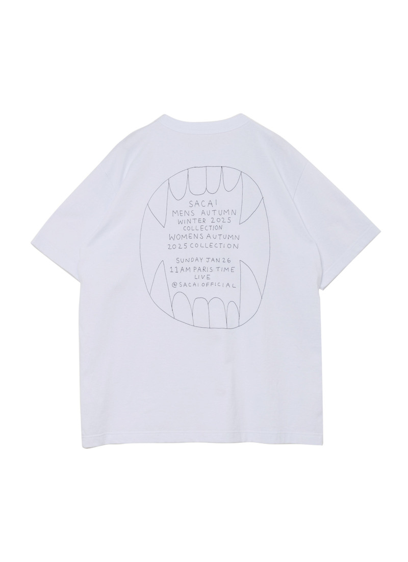 sacai Graphic Print T-Shirt outlook