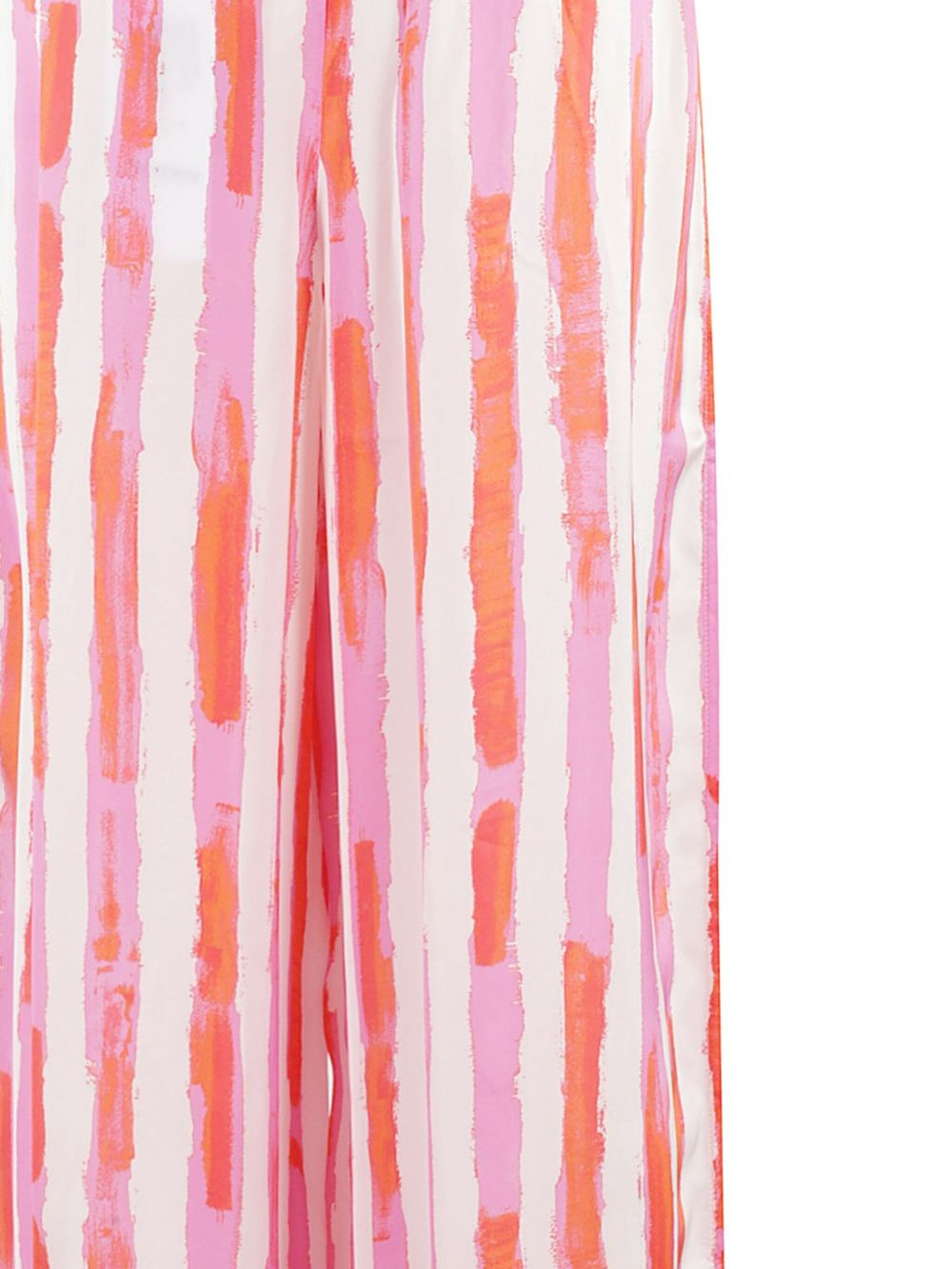 striped drawstring trousers - 4