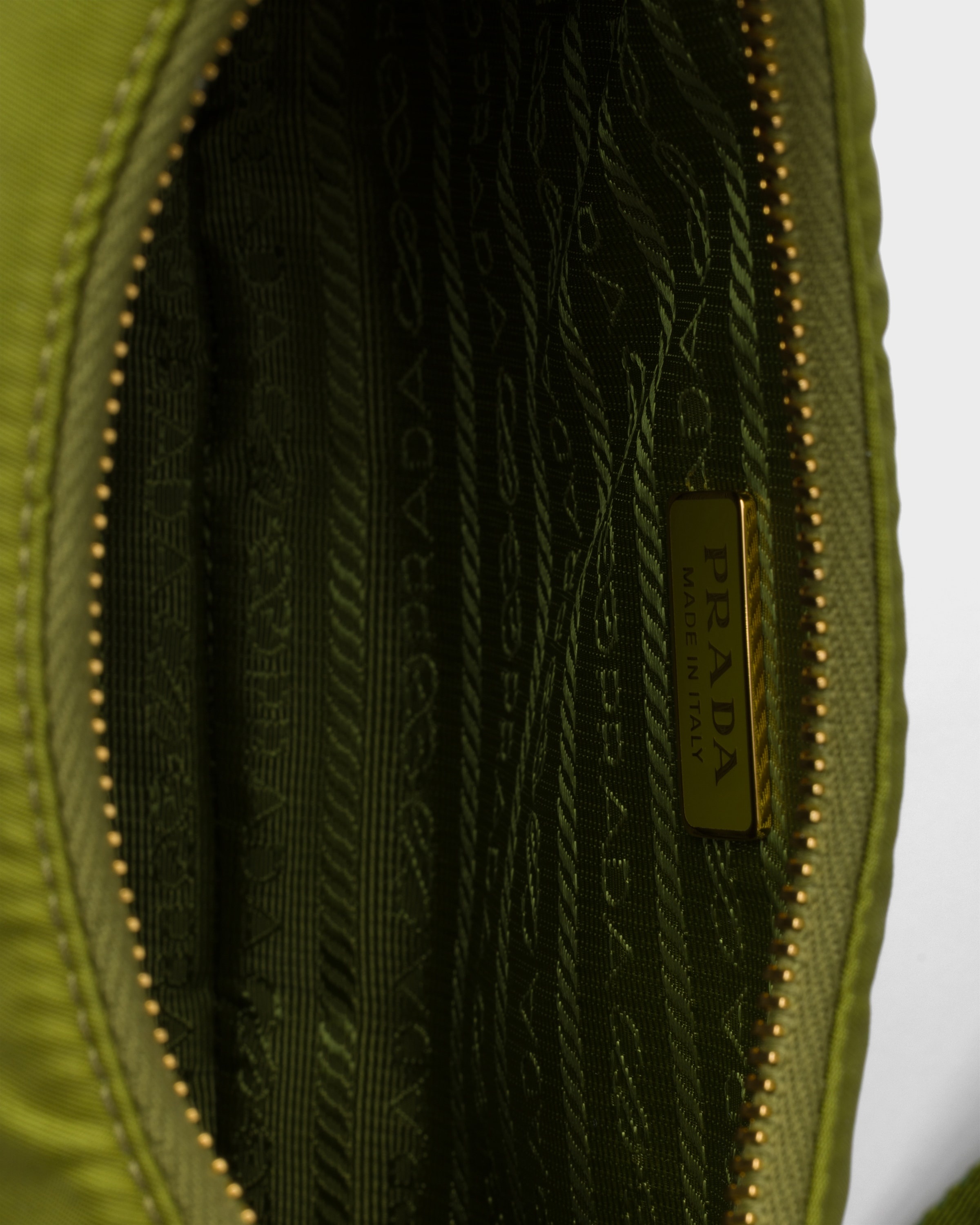Prada Re-Edition 2005 Re-Nylon and Saffiano leather bag with charm - 4