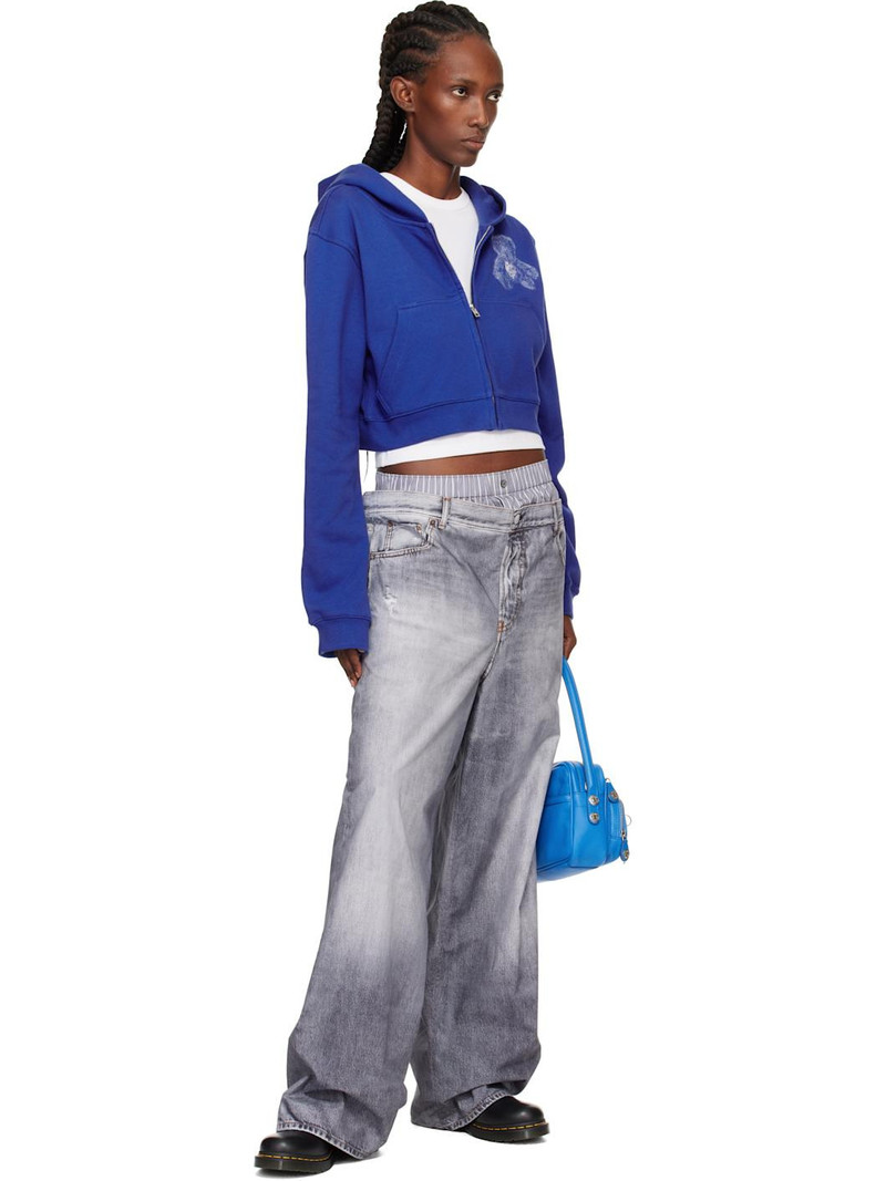 Dr. Martens Black Polley Flower Loafers outlook