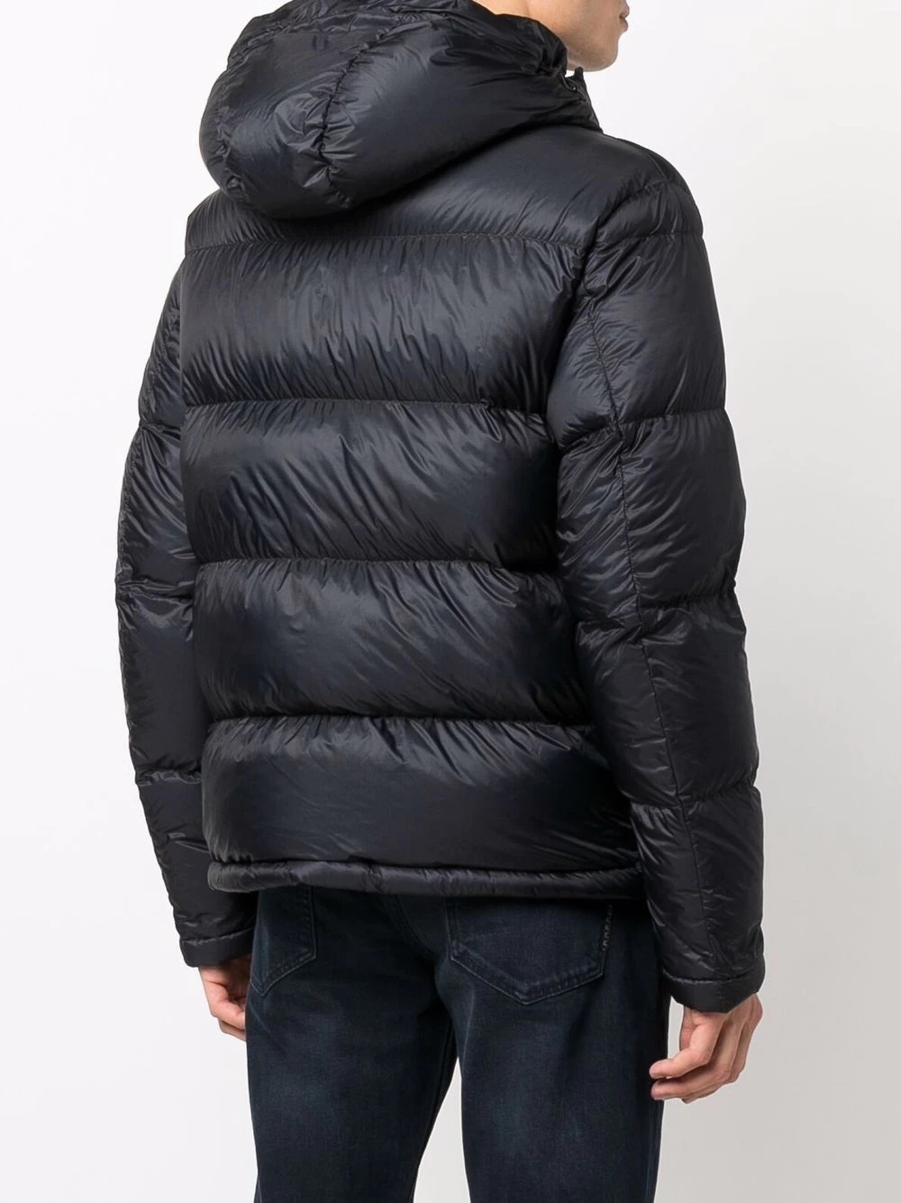 logo patch puffer jacket - 4