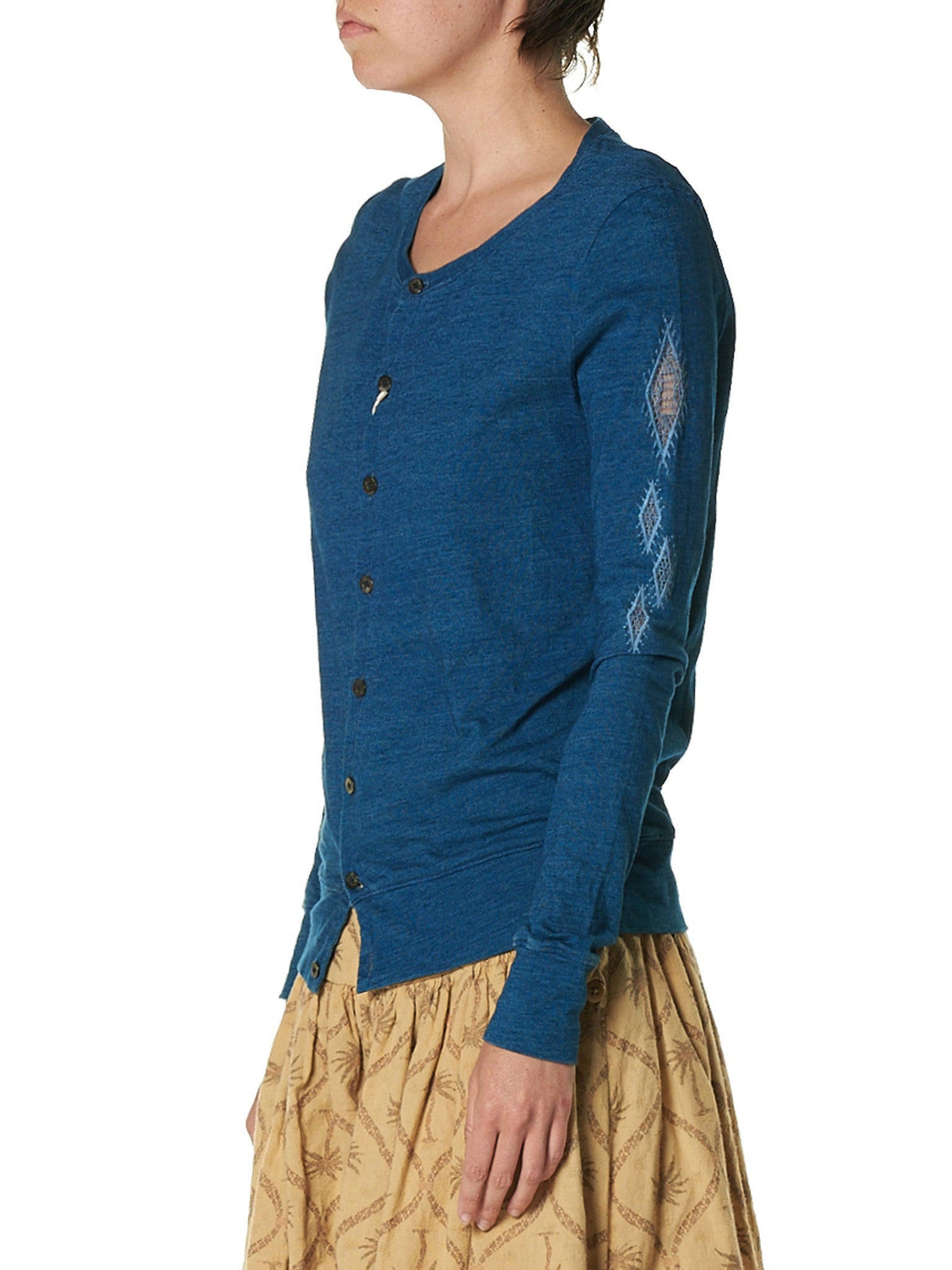 Embroidery Knit Sweater - 2