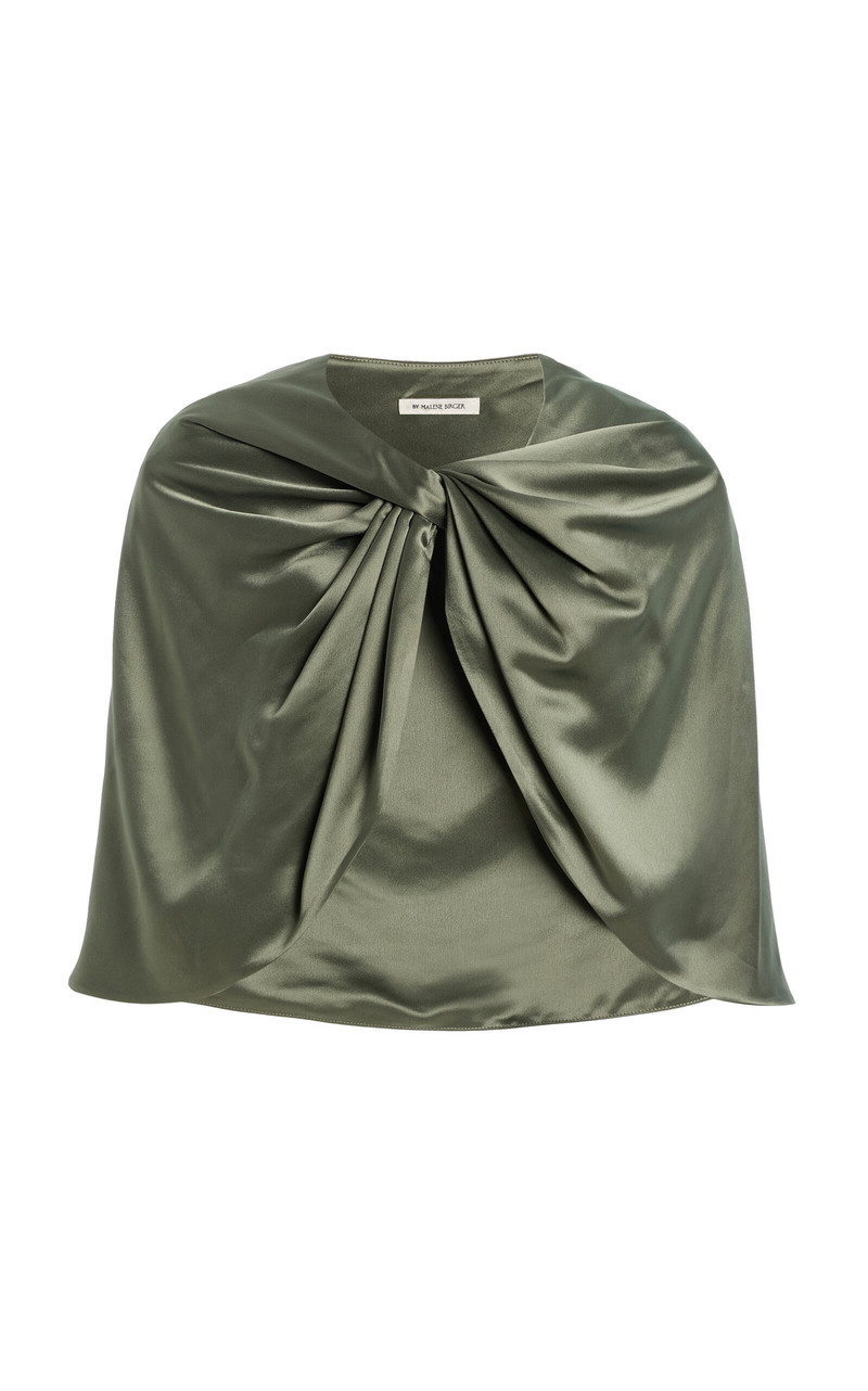 Pinlos Draped Cape green 1