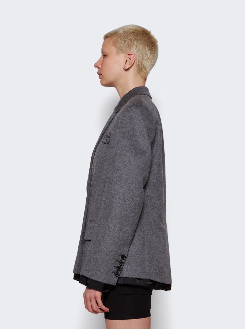 Velour Jacket Grey - 4