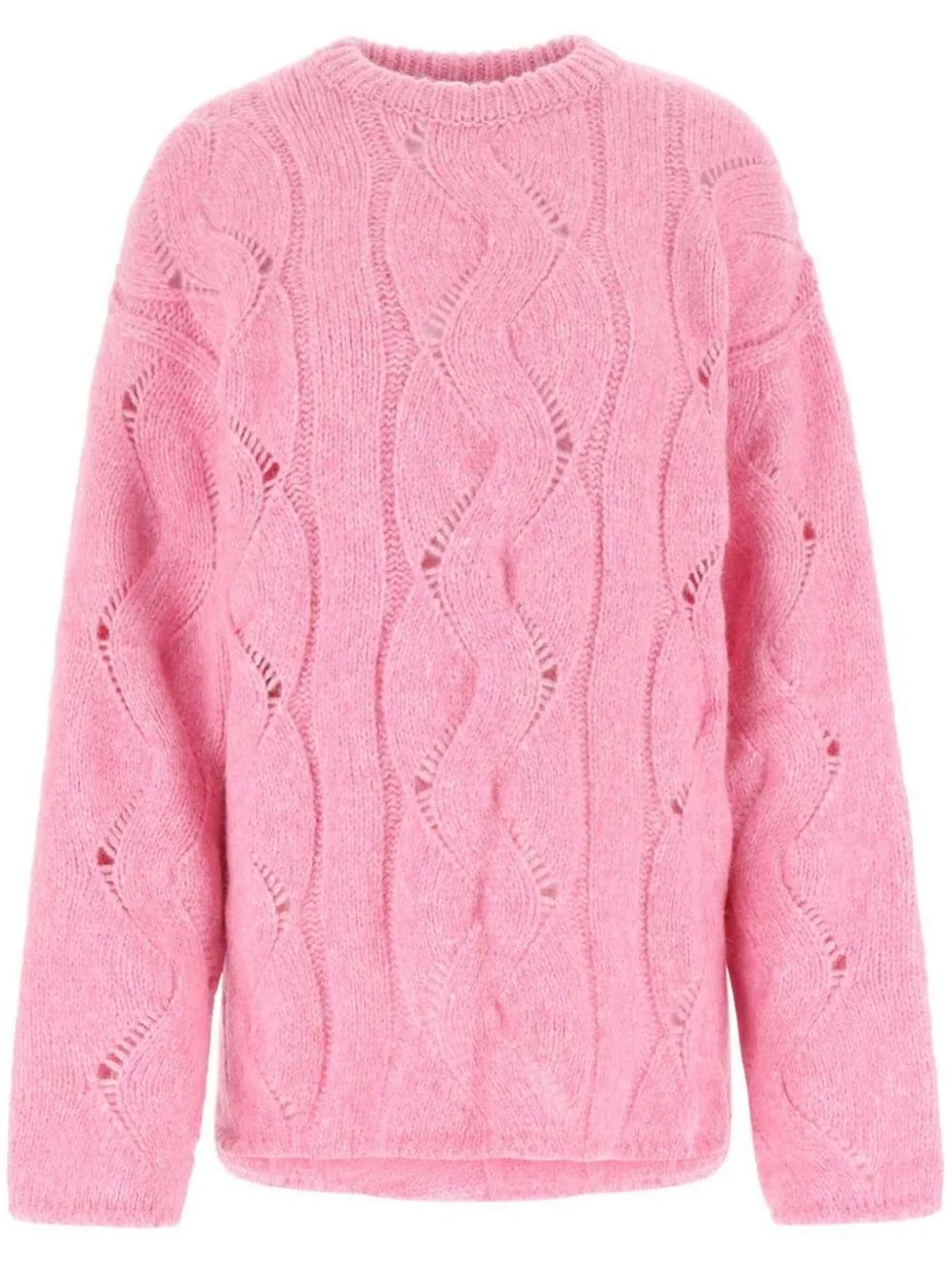 cable-knit jumper - 1