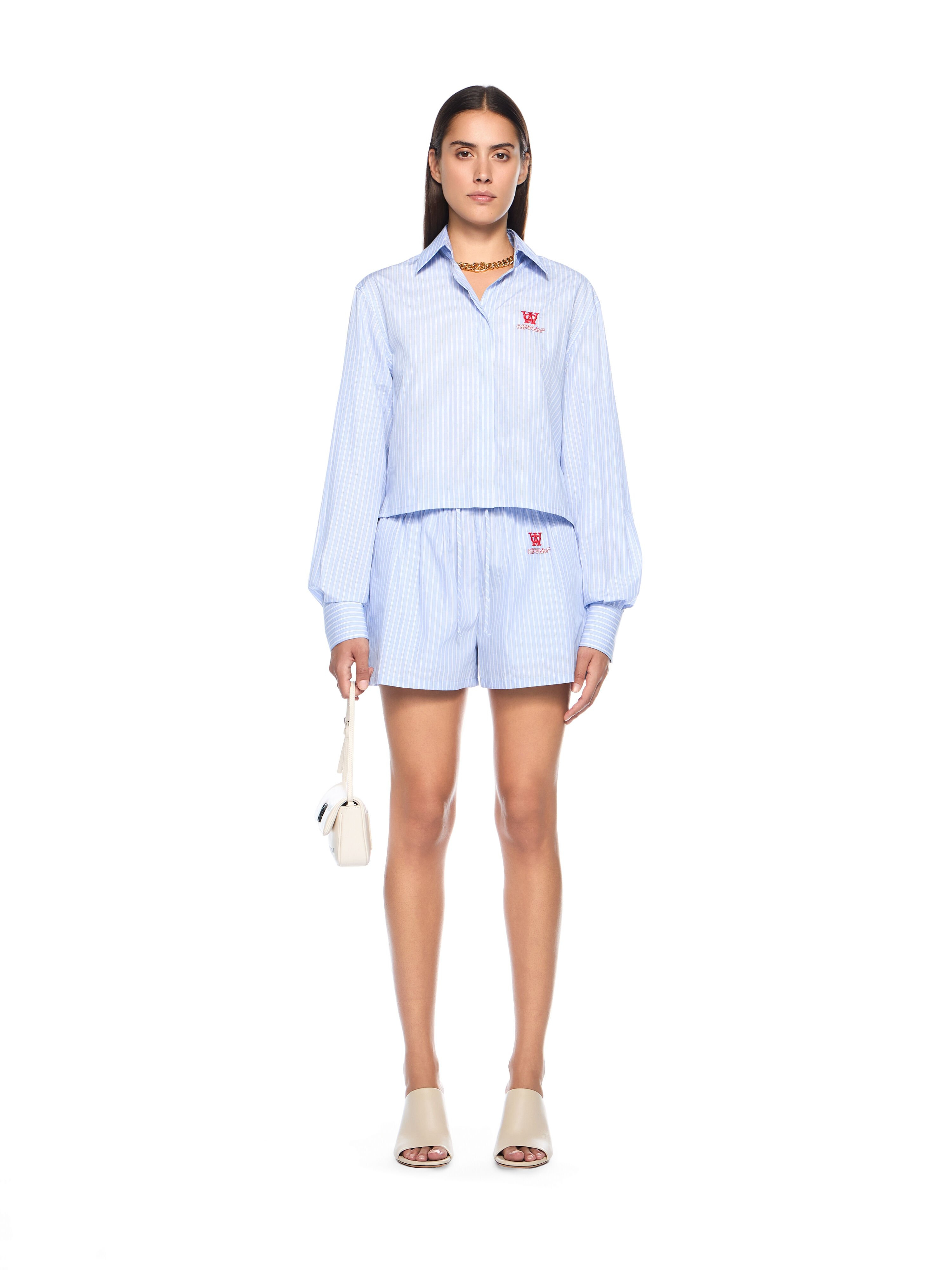 Striped Poplin Shirt - 2