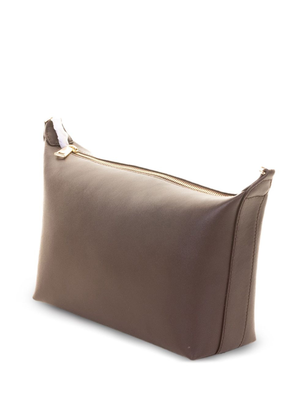 zip-top leather shoulder bag - 3