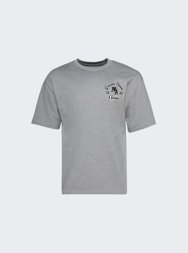 flocked-logo cotton T-shirt - 1