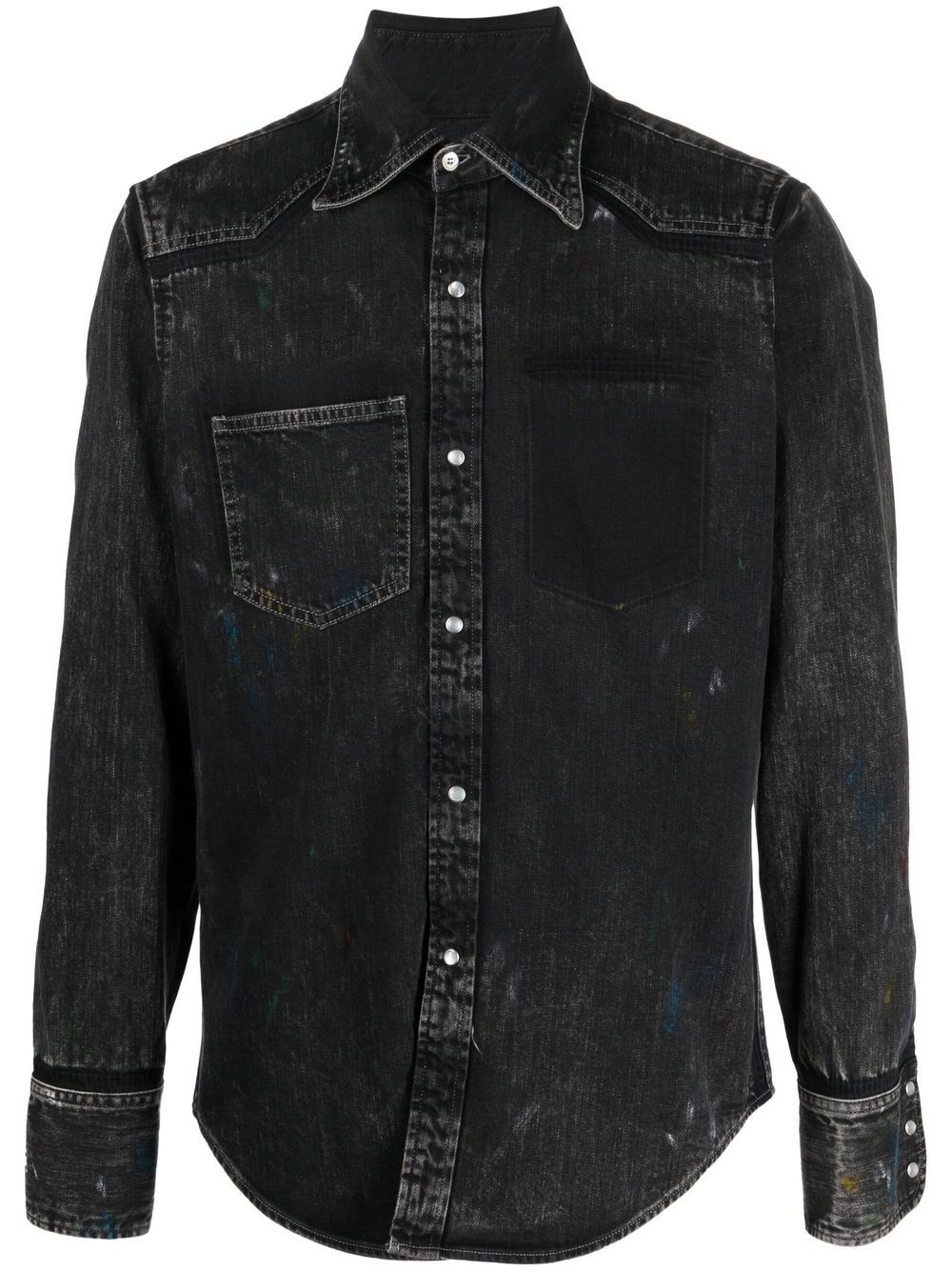 front press-stud fastening jacket - 1