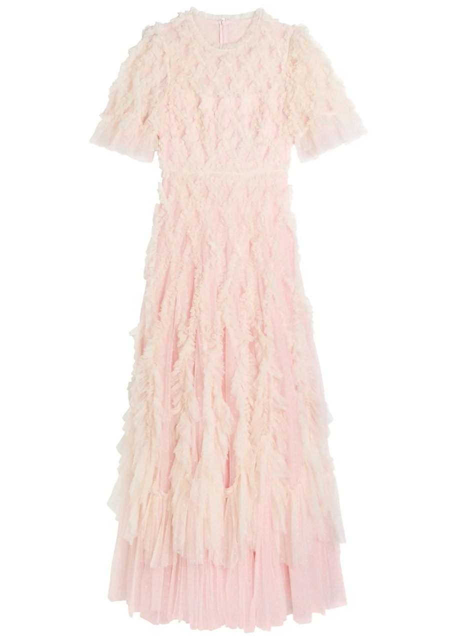 Needle & Thread Rosella Ruffled Tulle Gown - 1