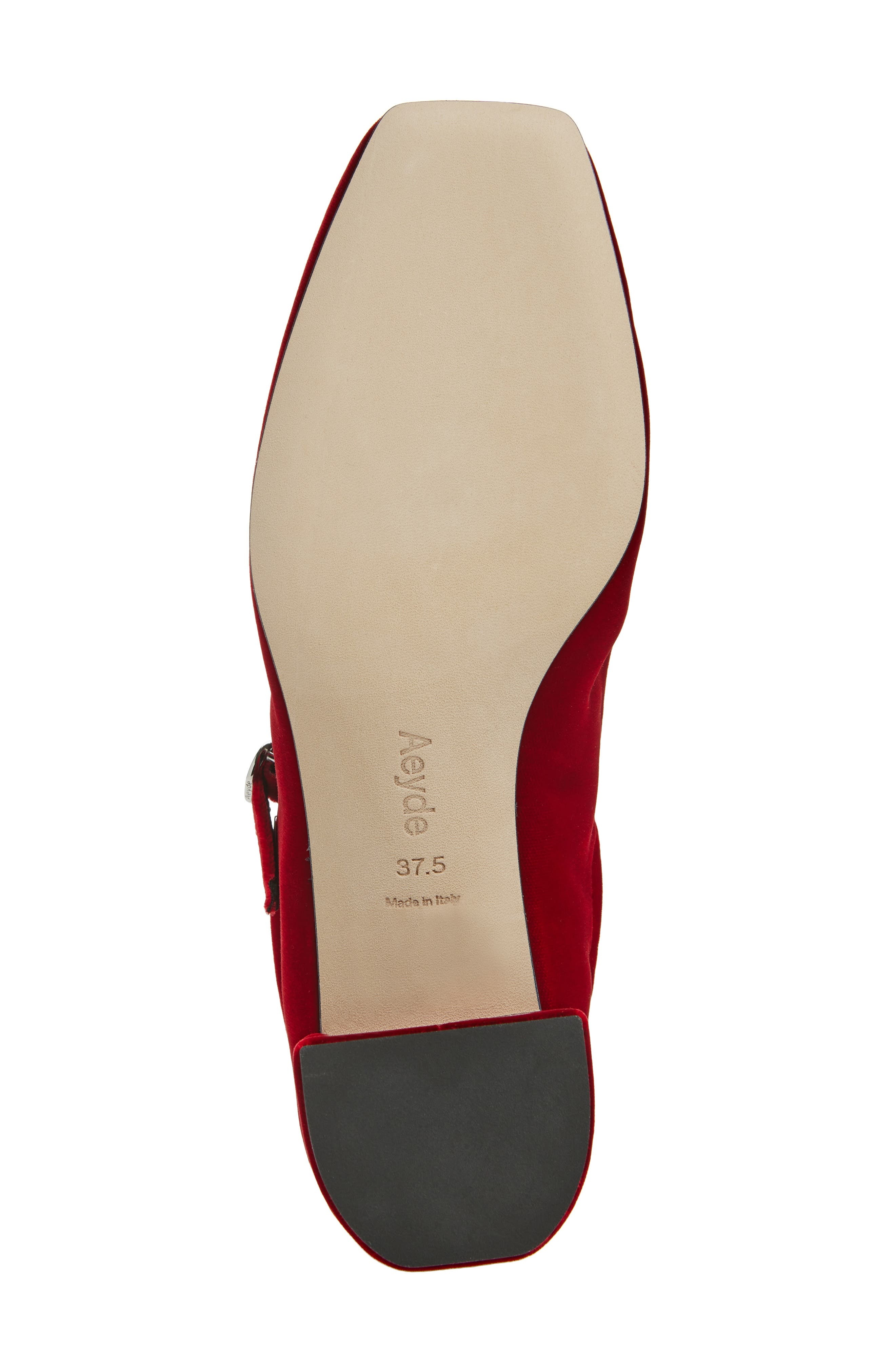 aeyde Aline Mary Jane Pump in Red at Nordstrom - 6