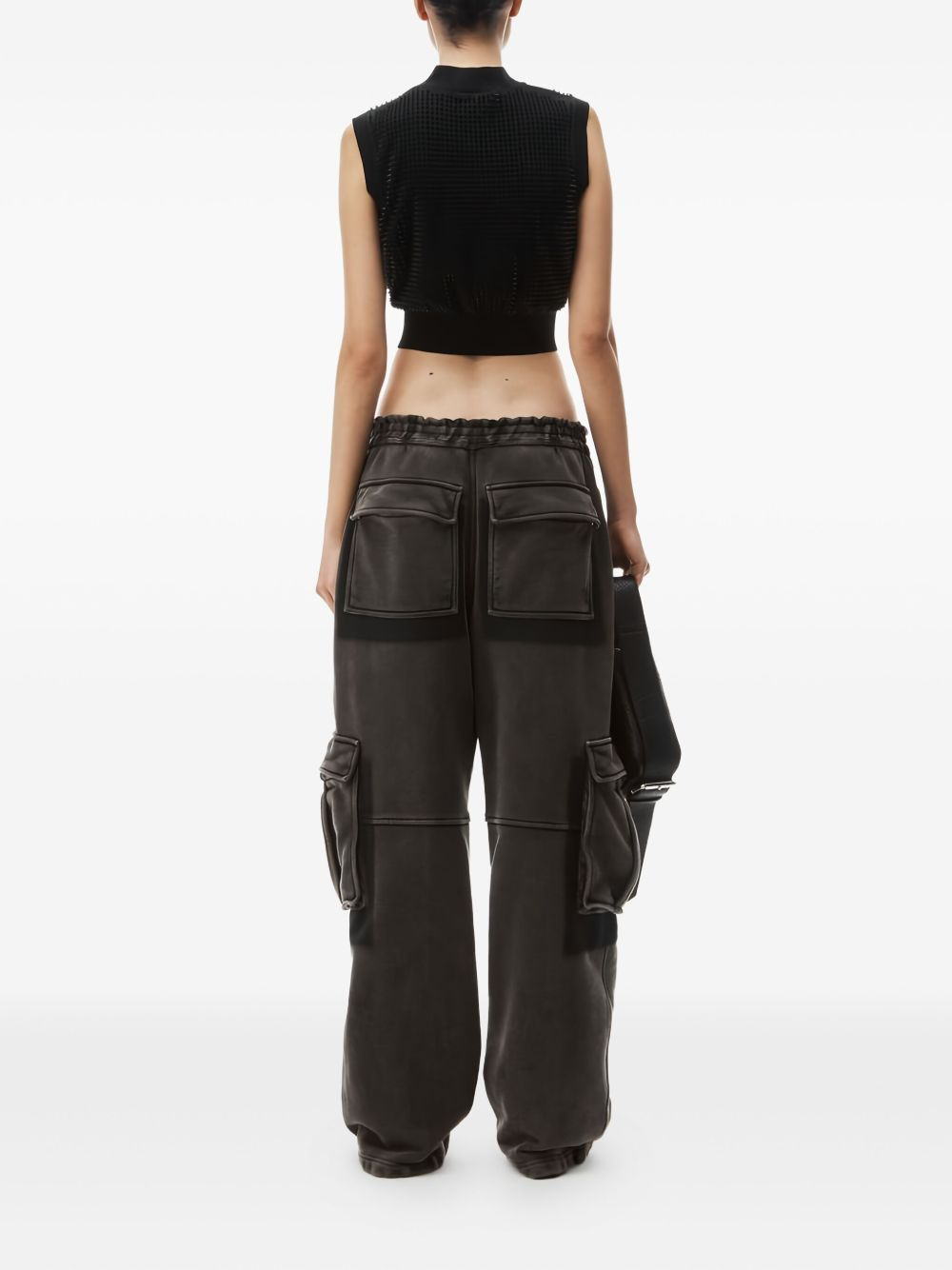 mesh sleeveless top - 2