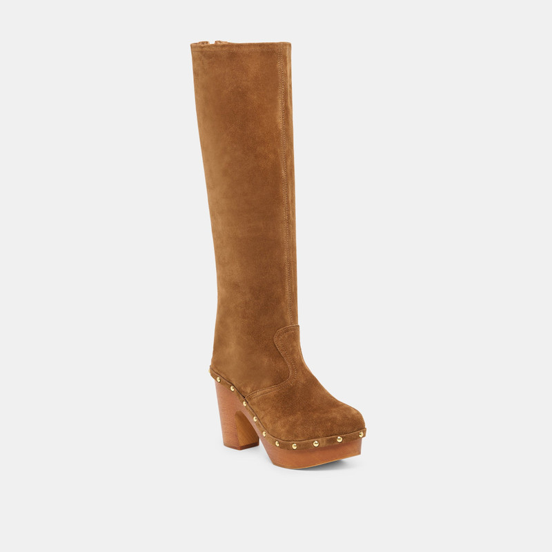 JENNY BOOTS CHESTNUT SUEDE 3