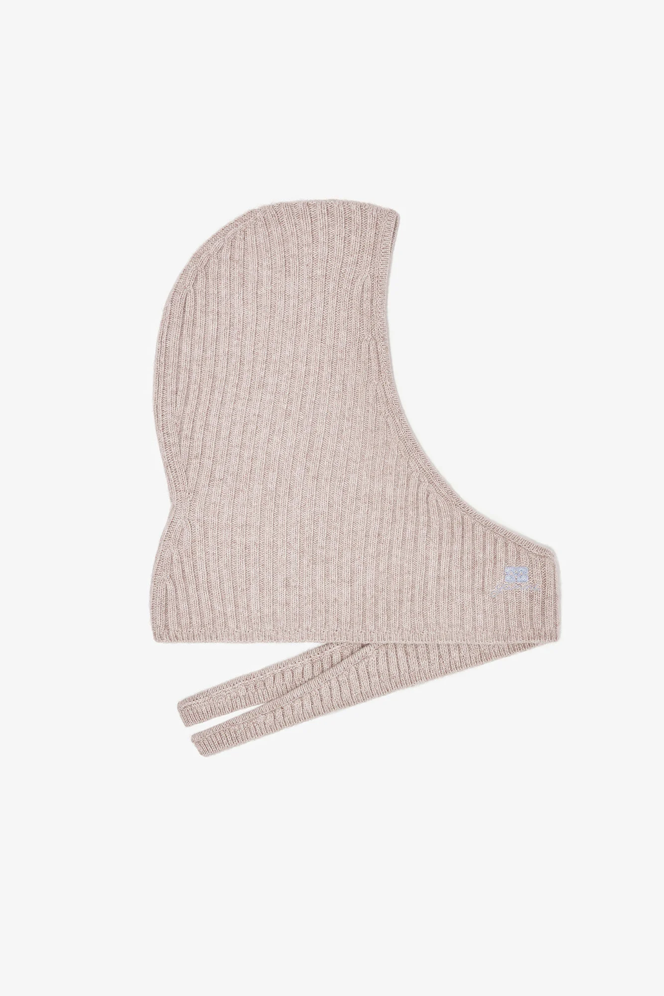 BEIGE WOOL MIX BALACLAVA - 1