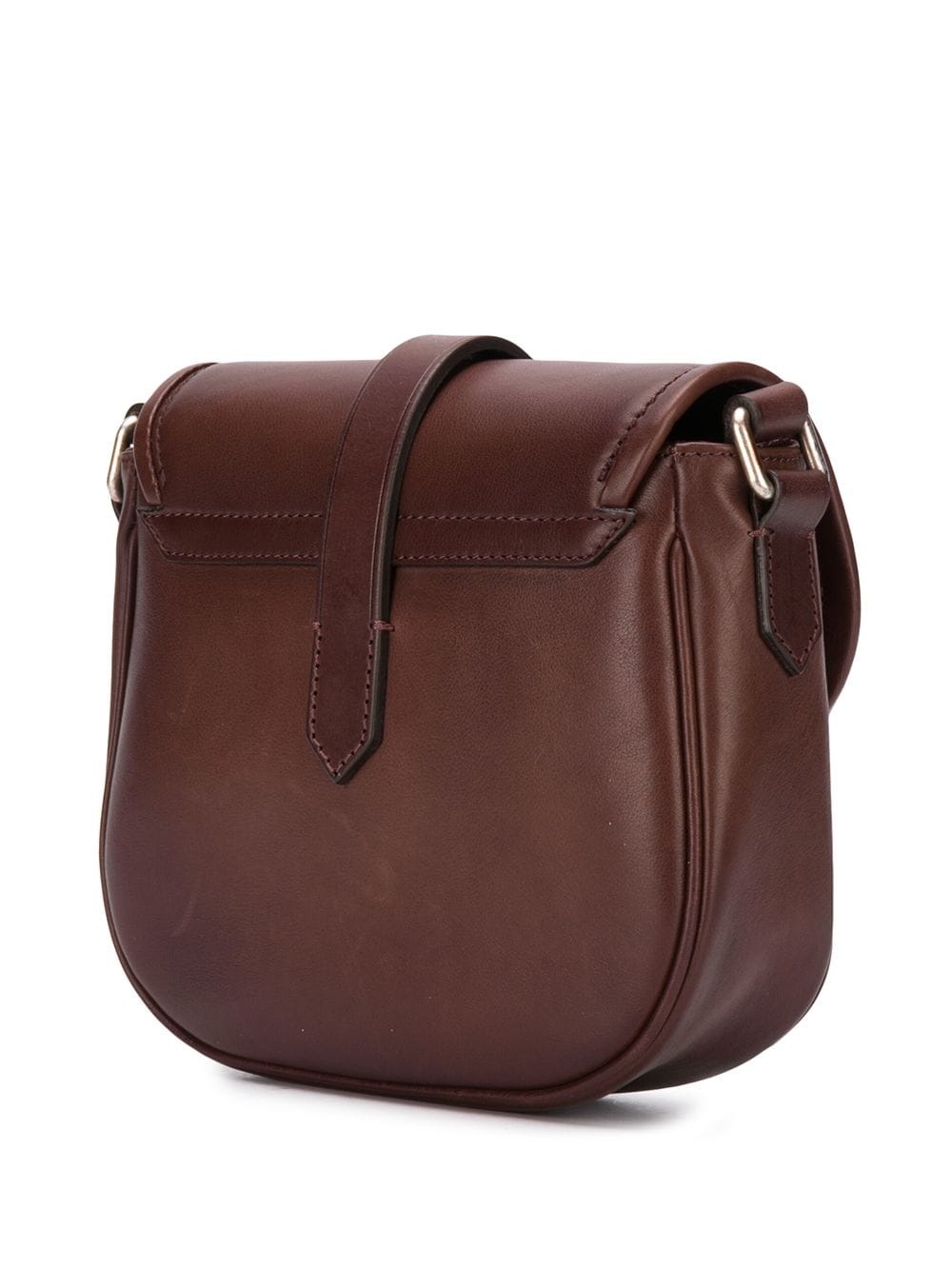 buckled leather crossbody bag - 3