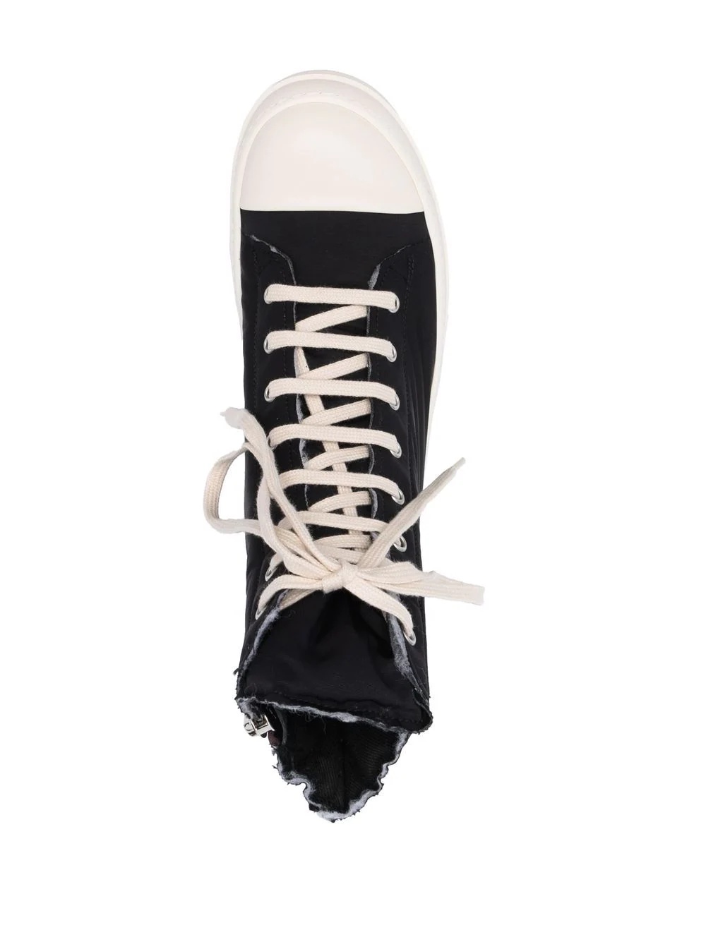 lace-up high-top sneakers - 4