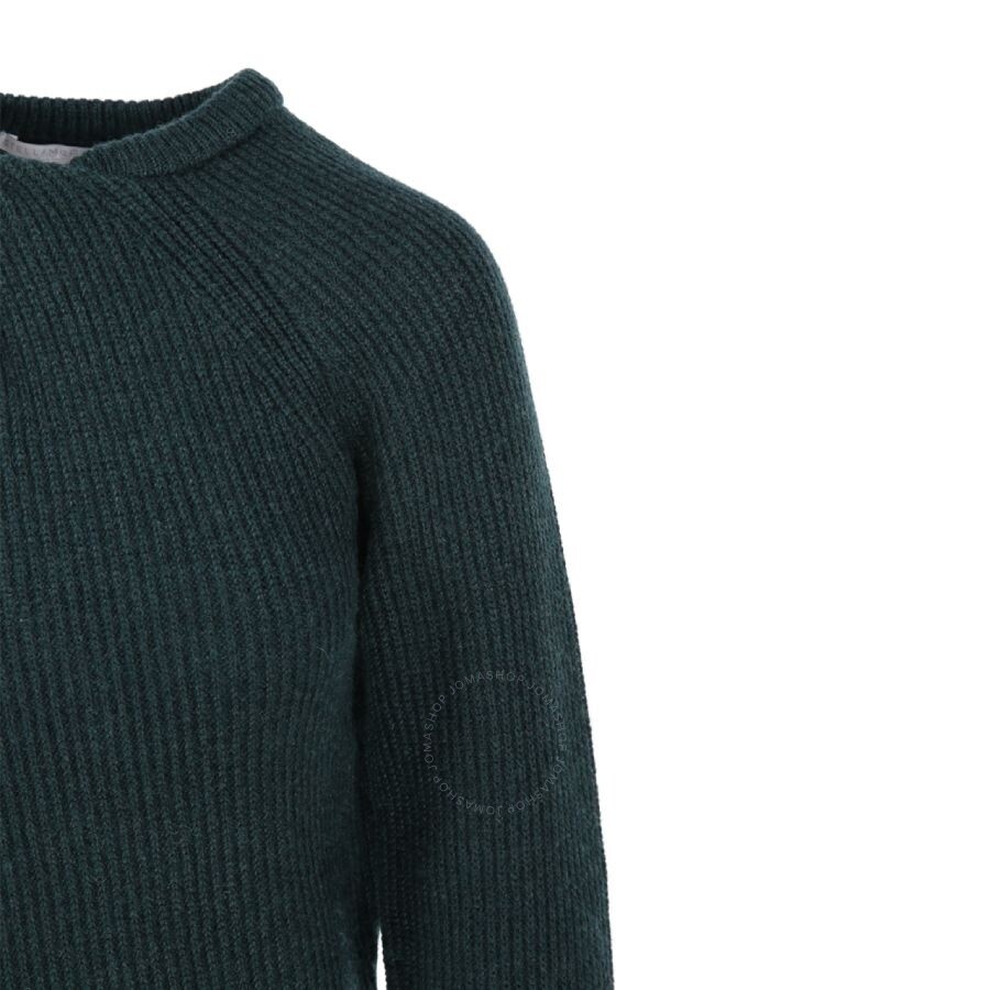 Stella Mccartney Ladies Forest Green Cashmere Knit Jumper - 4
